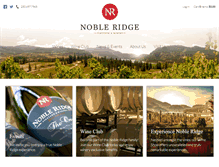 Tablet Screenshot of nobleridge.com